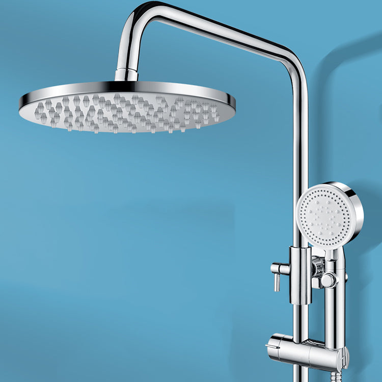 Avtoit | Metal Shower Head Combo Contemporary Round Fixed Shower Head for the Bathroom