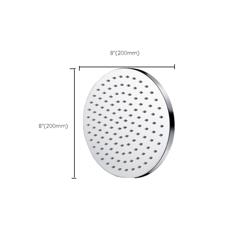 Avtoit | Metal Shower Head Combo Contemporary Round Fixed Shower Head for the Bathroom