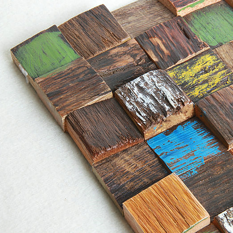 Avtoit | Wall cladding wood shiplap mosaic modern interior wall cladding