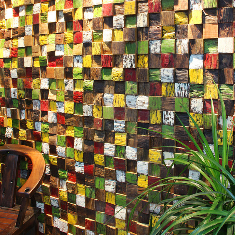 Avtoit | Wall cladding wood shiplap mosaic modern interior wall cladding