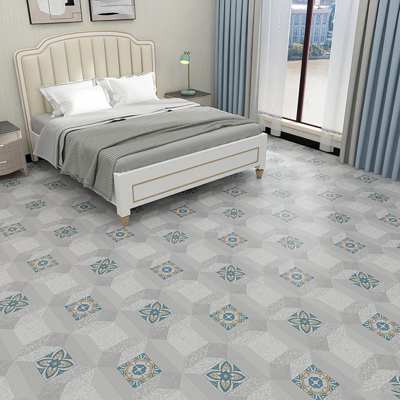 Avtoit | Fabric Look Plastic Floor Water Resistant Square Edge Floor Tiles