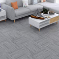 Avtoit | Fabric Look Plastic Floor Water Resistant Square Edge Floor Tiles