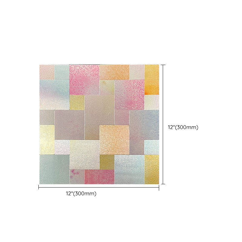 Avtoit | Rectangular Tile Peel and Stick Tile Kitchen Aluminum Splashback Peel and Stick Wall Tile