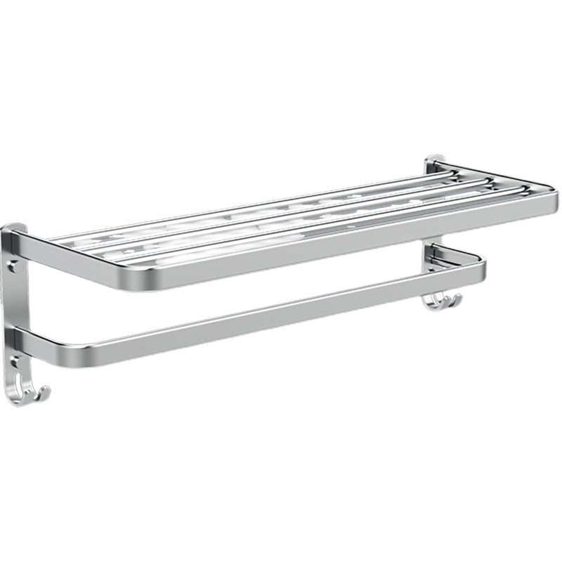 Avtoit | Minimalism Gray Bathroom Accessories Set Contemporary Style Aluminum Towel Holder