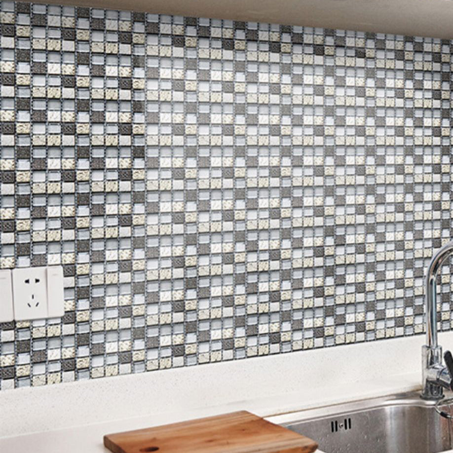 Avtoit | Pattern Color Stone Peel and Stick Mosaic Tile Peel and Stick Tiles Set of 20