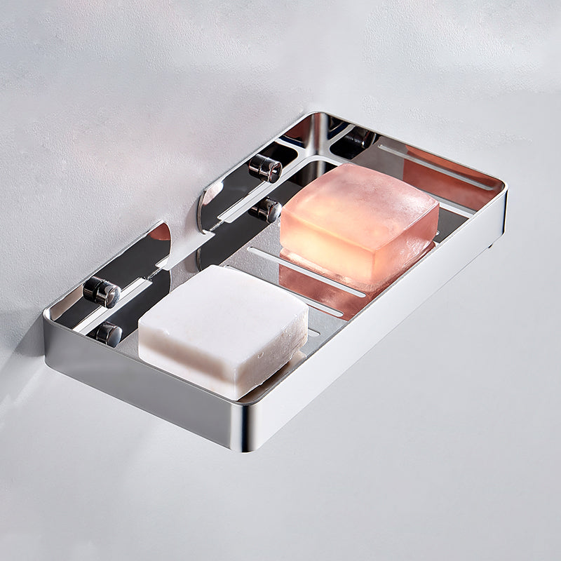 Avtoit | Silver/Black Bathroom Set Modern 1/2/3 Piece Anti-Rust Bathroom Shelf