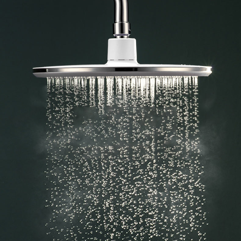 Avtoit | Bathroom white shower head combination modern round fixed shower head