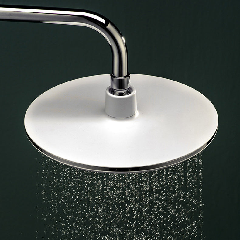 Avtoit | Bathroom white shower head combination modern round fixed shower head