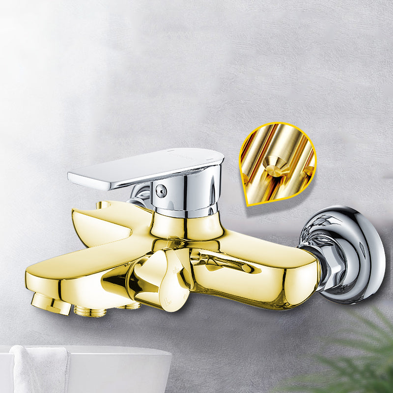 Avtoit | Popular Bathtub Filler Wall-Mounted Lever Handle Fixed Bathtub Faucet Trim