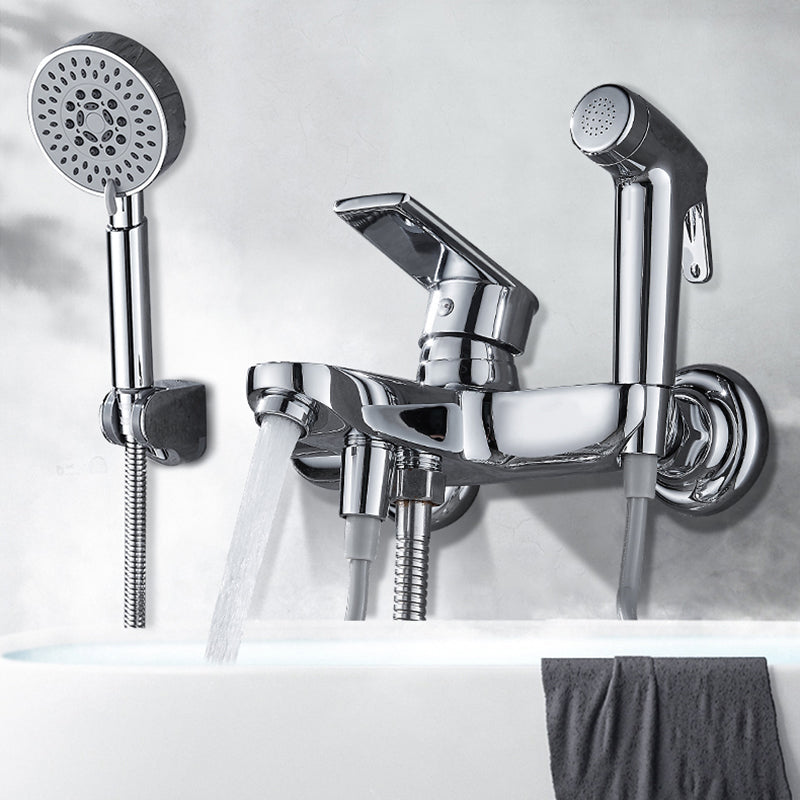 Avtoit | Popular Bathtub Filler Wall-Mounted Lever Handle Fixed Bathtub Faucet Trim
