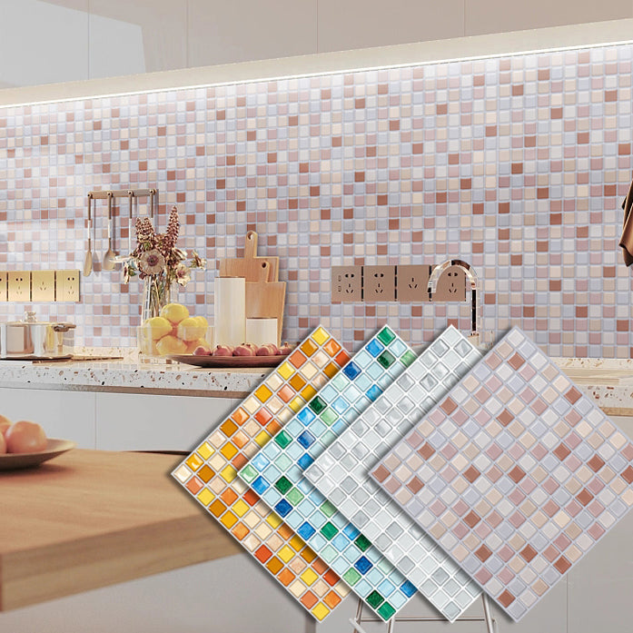 Avtoit | Peel and Stick PVC Tile Kitchen Waterproof Mosaic Backsplash Wall Tile