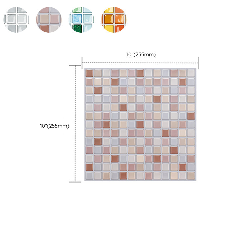 Avtoit | Peel and Stick PVC Tile Kitchen Waterproof Mosaic Backsplash Wall Tile