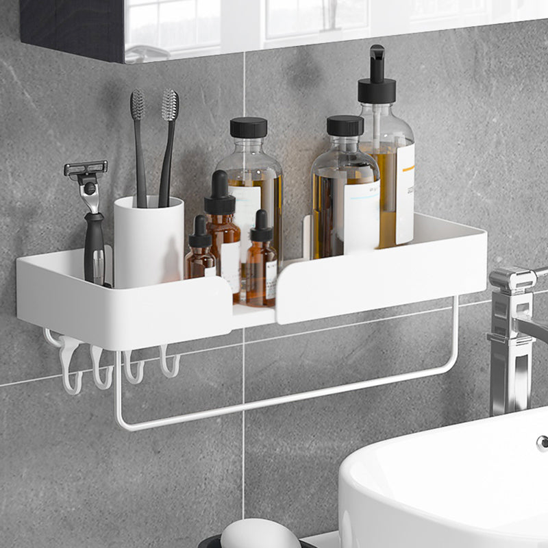 Avtoit | White Bathroom Set Modern 1/2/3 - Pieces Stainless Steel Bathroom Shelf