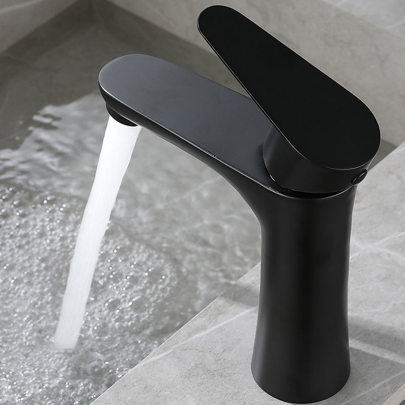 Avtoit | Round Vessel Faucet Lever Handle Stainless Steel Bathroom Faucet with Water Hose