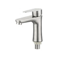Avtoit | Round Vessel Faucet Lever Handle Stainless Steel Bathroom Faucet with Water Hose
