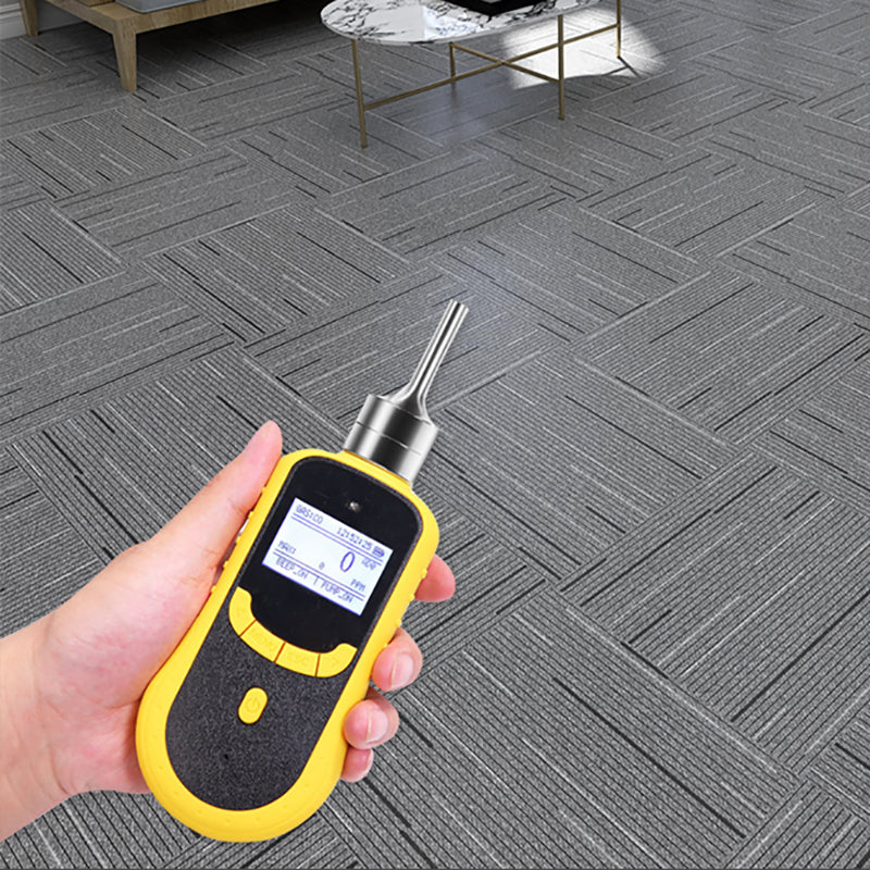 Avtoit | Scratch-resistant plastic floor Rectangular fabric look square edge floor