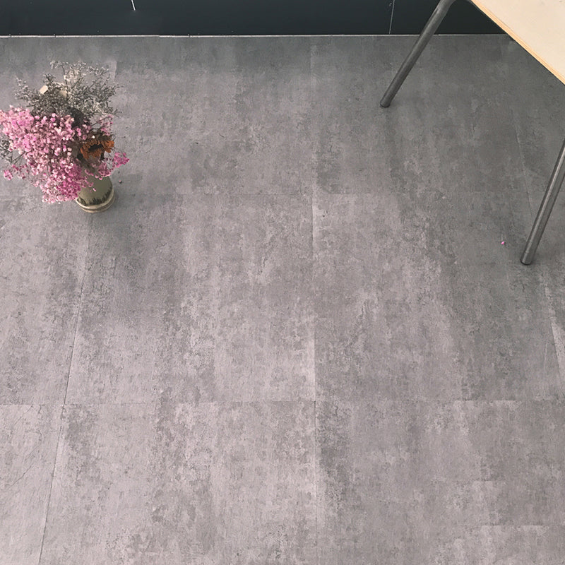 Avtoit | Waterproof Plastic Floor Rectangular Fabric Look Square Edge Floor Tile