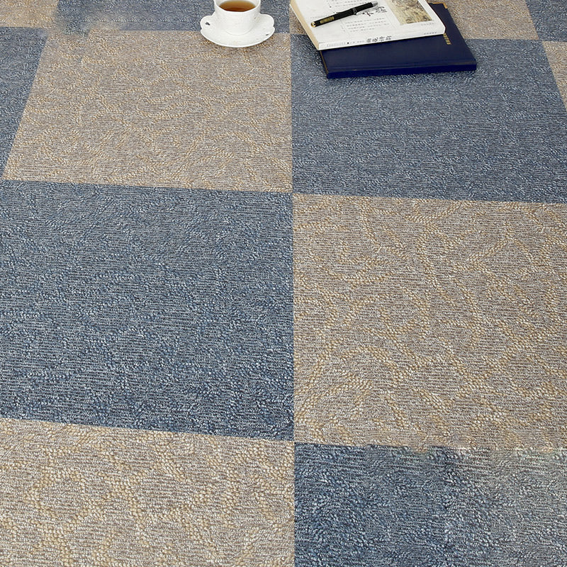 Avtoit | Waterproof Plastic Floor Rectangular Fabric Look Square Edge Floor Tile