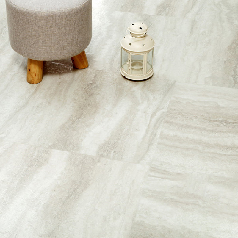 Avtoit | Waterproof Plastic Floor Rectangular Fabric Look Square Edge Floor Tile