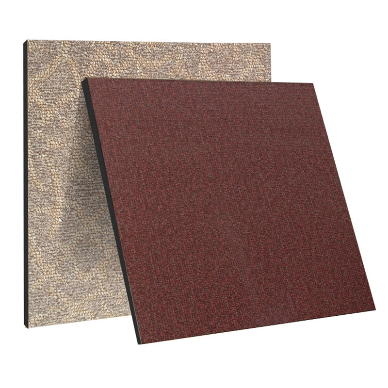 Avtoit | Waterproof Plastic Floor Rectangular Fabric Look Square Edge Floor Tile