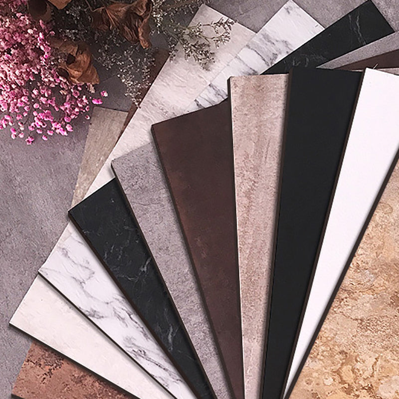 Avtoit | Waterproof Plastic Floor Rectangular Fabric Look Square Edge Floor Tile