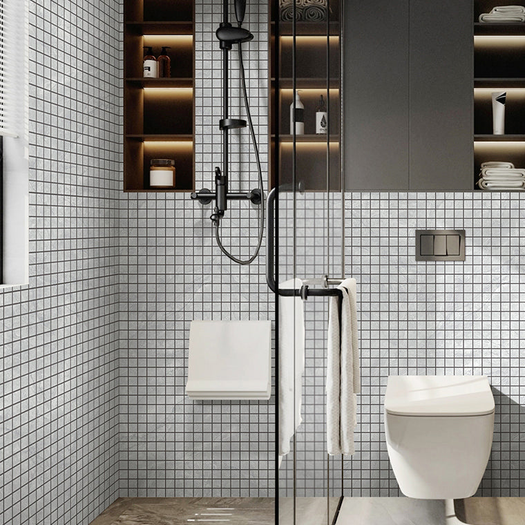 Avtoit | Mosaic Tile Peel and Stick Tile PVC 3D Kitchen Backsplash Peel and Stick Wall Tile