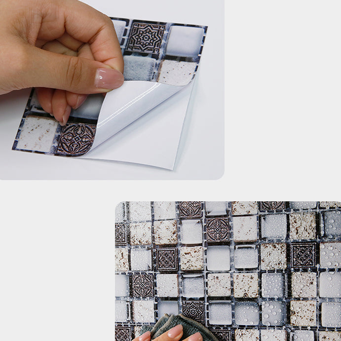 Avtoit | Mosaic tile for stripping and gluing tile mirror kitchen removable wall tile