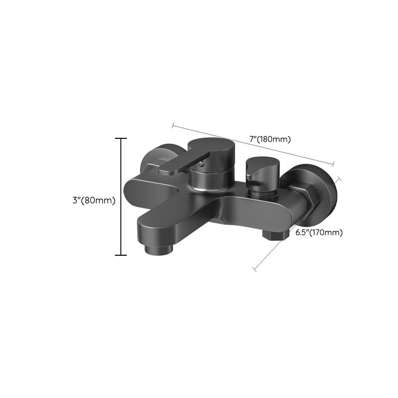 Avtoit | Contemporary Bath Filler Trim Wall Mounted Fixed Bath Fitting