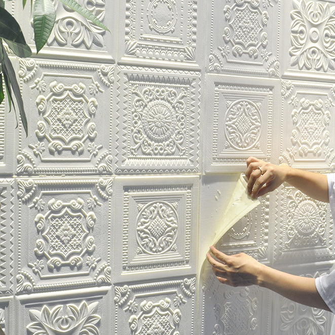Avtoit | Modern Pearl Wall Element Access Panel Peel and Stick Wall Tile Set of 10