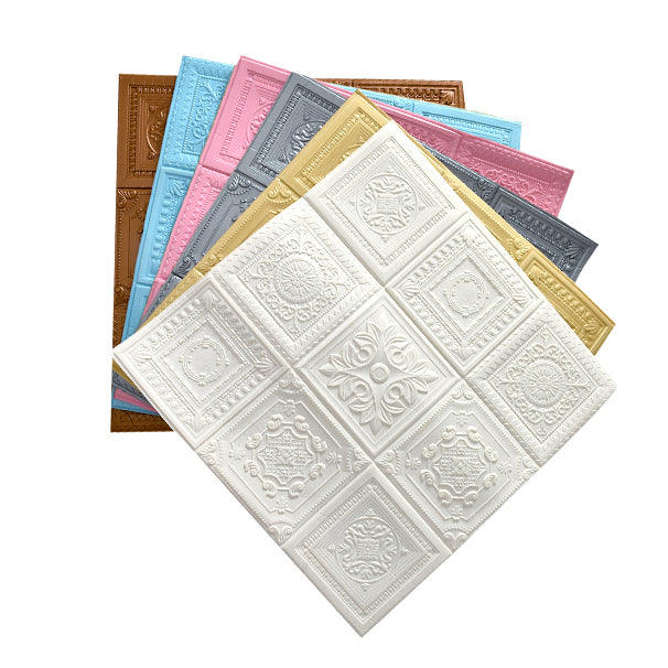 Avtoit | Modern Pearl Wall Element Access Panel Peel and Stick Wall Tile Set of 10