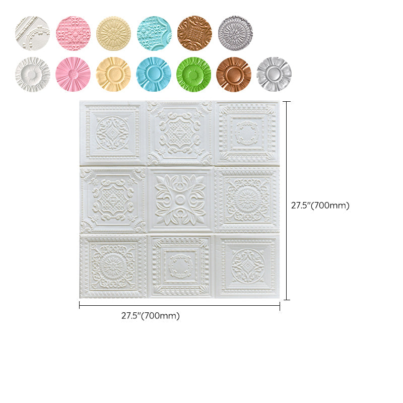 Avtoit | Modern Pearl Wall Element Access Panel Peel and Stick Wall Tile Set of 10