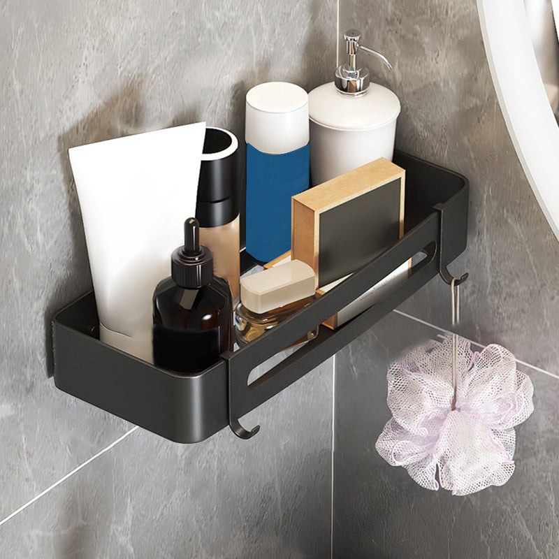 Avtoit | Black/Silver Bath Set Modern 1/2/3-Piece Anti-Rust Bath Rack