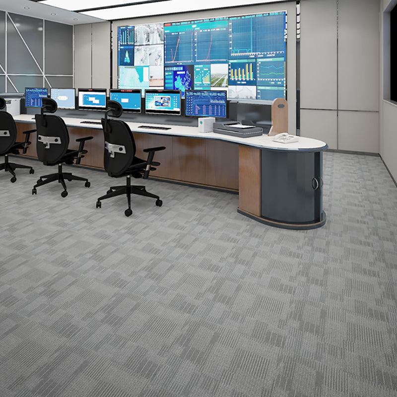 Avtoit | Waterproof Plastic Floor Rectangular Fabric Look Square Edge Floor Tile