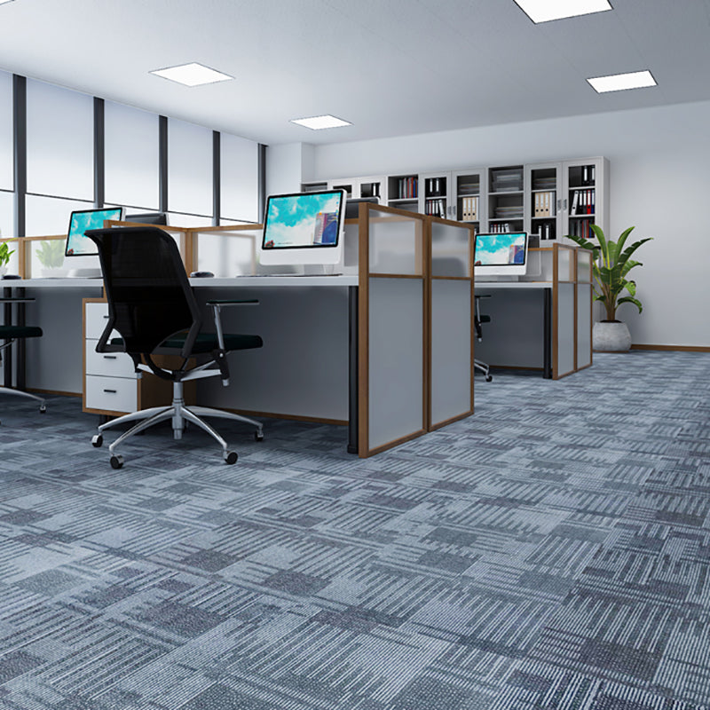 Avtoit | Waterproof Plastic Floor Rectangular Fabric Look Square Edge Floor Tile