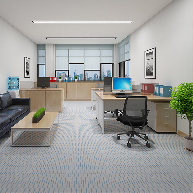 Avtoit | Waterproof Plastic Floor Rectangular Fabric Look Square Edge Floor Tile
