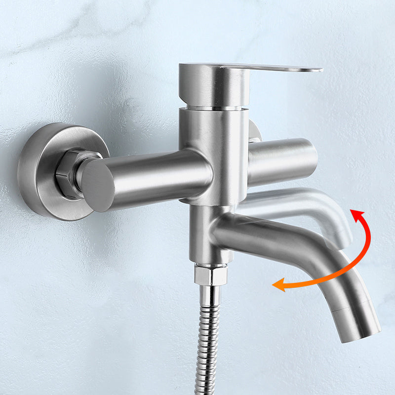 Avtoit | Modern Bathtub Faucet 304 Stainless Steel Swivel Spout Wall-Mounted Bathtub Faucet Cover