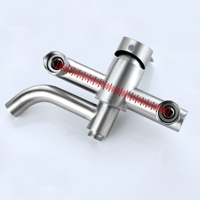 Avtoit | Modern Bathtub Faucet 304 Stainless Steel Swivel Spout Wall-Mounted Bathtub Faucet Cover