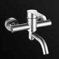 Avtoit | Modern Bathtub Faucet 304 Stainless Steel Swivel Spout Wall-Mounted Bathtub Faucet Cover