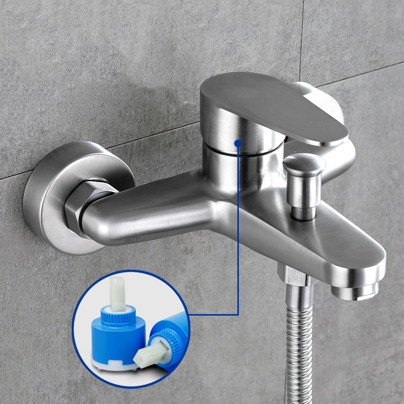 Avtoit | Contemporary Bathtub Filling Trim 304 Stainless Steel Wall Mounted Bathtub Faucet