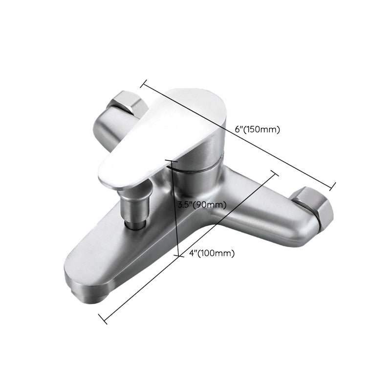 Avtoit | Contemporary Bathtub Filling Trim 304 Stainless Steel Wall Mounted Bathtub Faucet