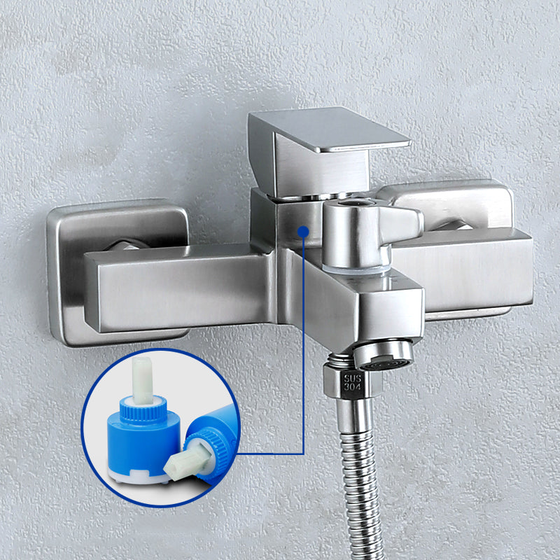 Avtoit | Modern Bathtub Faucet Mounting Kit 304 Stainless Steel Wall Mount Bathroom Faucet