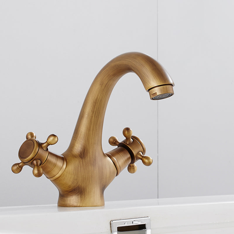 Avtoit | Vintage Wide Spread Bathroom Faucet Industrial Lever Sink Faucet