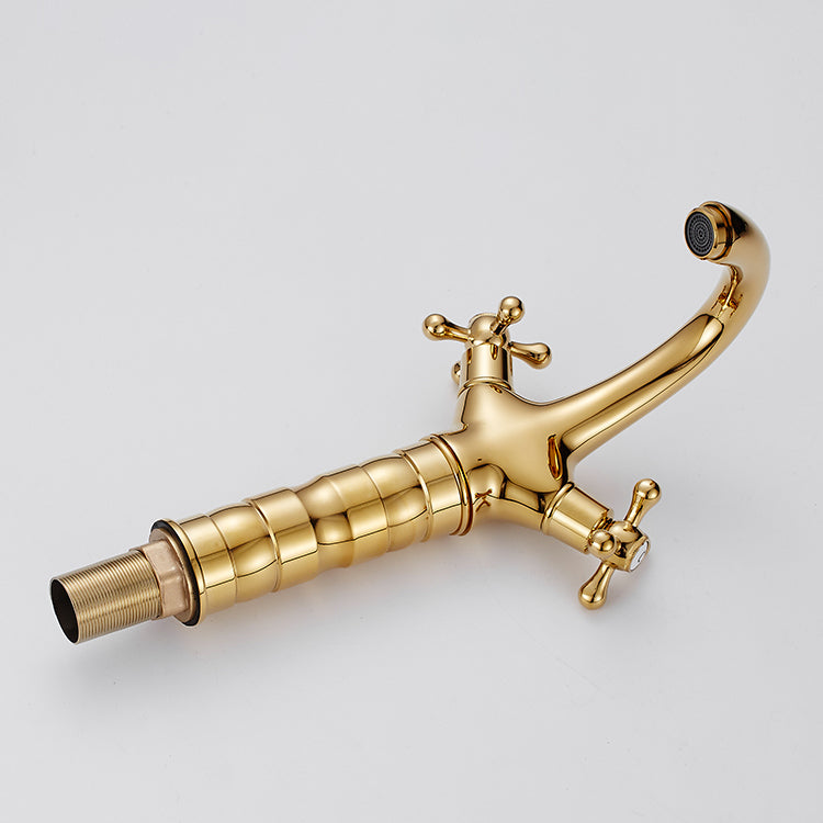 Avtoit | Vintage Wide Spread Bathroom Faucet Industrial Lever Sink Faucet