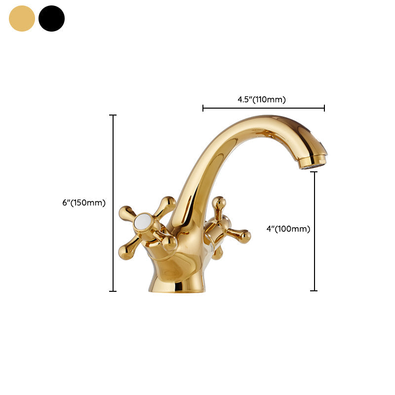 Avtoit | Vintage Wide Spread Bathroom Faucet Industrial Lever Sink Faucet