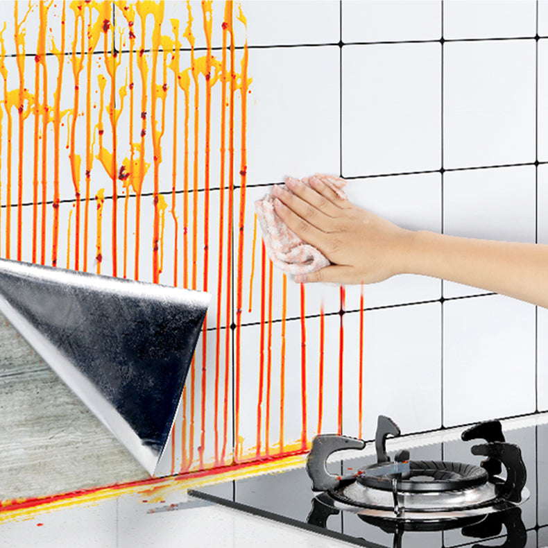 Avtoit | Modern Peel and Stick Backsplash Tiles PVC Wallpaper for Fireplace Surround