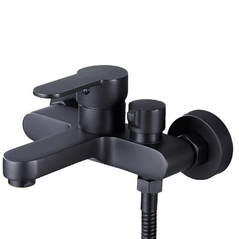 Avtoit | Modern Bathtub Faucet Lever Handle Wall Mounted Fixed Bathtub Faucet