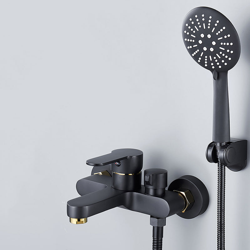 Avtoit | Modern Bathtub Faucet Lever Handle Wall Mounted Fixed Bathtub Faucet