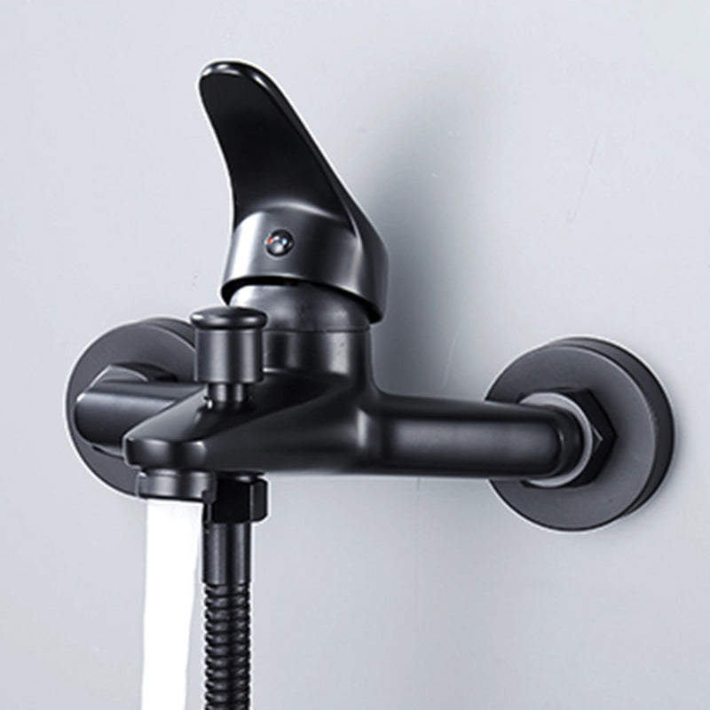 Avtoit | Modern Bathtub Faucet Lever Handle Wall Mounted Fixed Bathtub Faucet