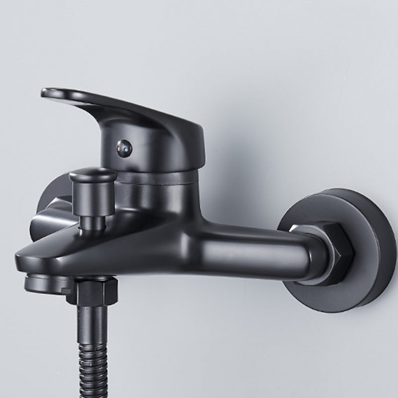 Avtoit | Modern Bathtub Faucet Lever Handle Wall Mounted Fixed Bathtub Faucet