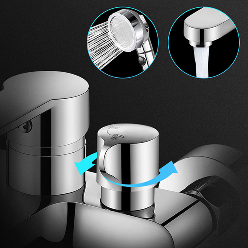 Avtoit | Single Lever Bath Mixer 2 Holes Wall Mounted Hand Shower Low Arc Tub Filler